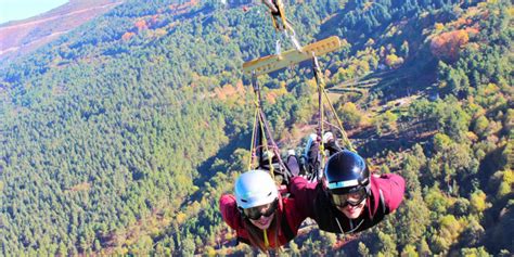 Pena Aventura, una de las mayores tirolinas del mundo en el。